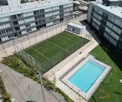 Edificion en Quilicura departamneto 3d1b 37 m2 entrega inmedita metro Lo Cruzat