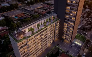 Edificio en La Cisterna entrega futura metro el Parron