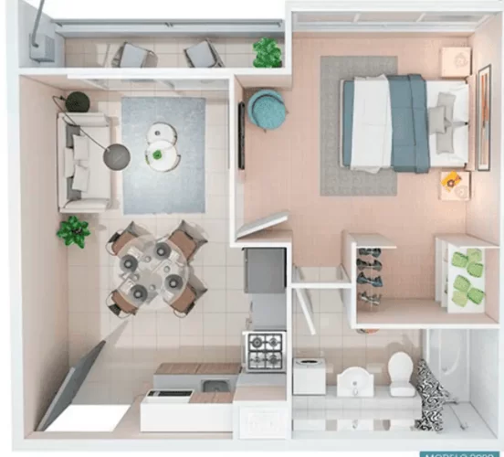Departamento 1D1B 32 M2 Entrega Inmediata en Quinta Normal venta con bono pie, Cecano a Metro linea 7