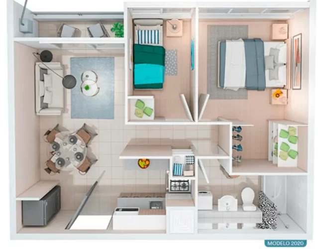 Departamento 2D1B 37 M2 entrega Inmediata La Cisterna Metro el Parron