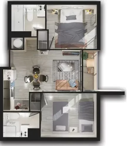 Departamentto 2d2b 48 m2 entrega inmediata venta con bono pie
