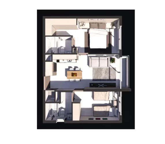 Departamento 2d2b 51,6 m2 entrega inmediata sin ahorros