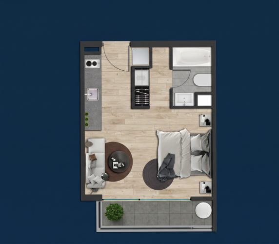 Departanento Estudio entrega inmediata cio ayuda al pie