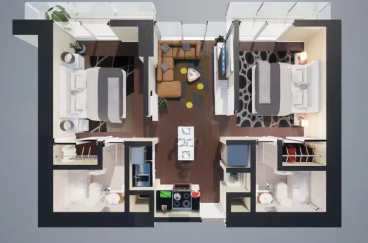 Departamento 2D2B Estacion Central entrega inmediata venta con pago flexible para el pie