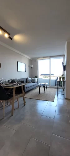Living comedor departamentos entrega inmediata venta con bono pie metro Cerrillos