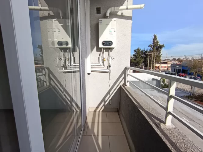 Balcon departamento San Joaquín, entrega inmediata, venta con bono pie