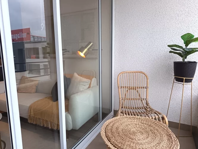Balcon venta departamento San Bernardo con ayuda para el pie