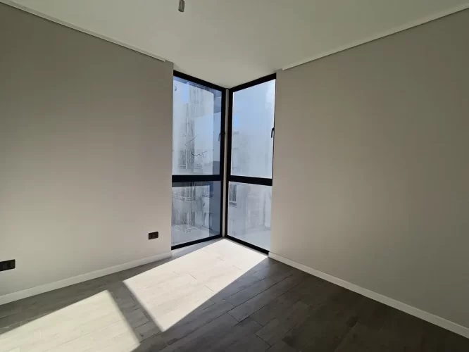 Dormitorio cama 2 plazas departamento en venta Estacion Central con pago flexible para el pie