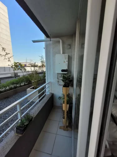 Balcon departamento venta en Quinta Normal con bono pie 10% y ayuda para el pie 10%