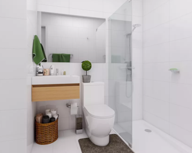 Baño gran espacio venta con entrega inmediata venta con bono pie 20% metro Intermodal