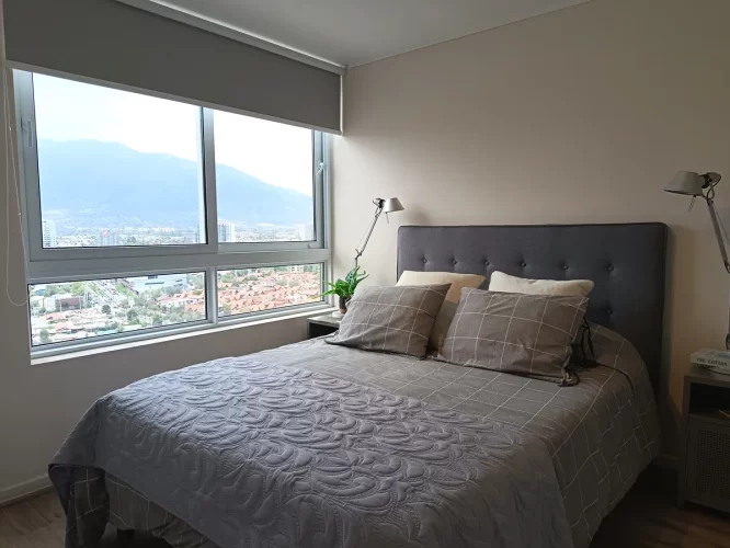 Doremitorio principal cama 2 plazas Departamento 2d2b Mariposa venta La Florida ayuda al pie