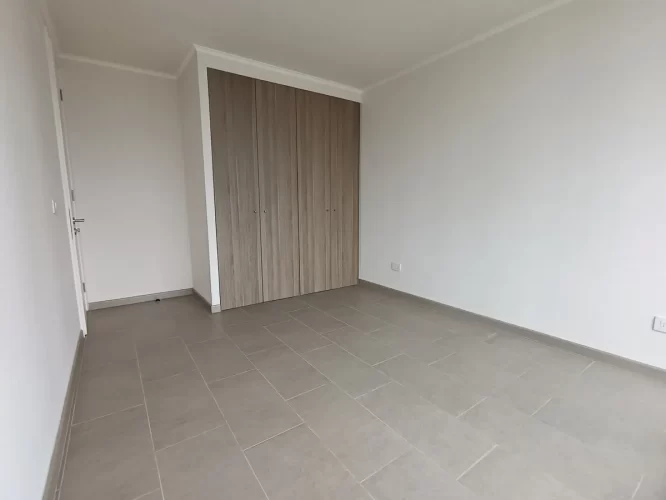 Dormitorio pricipal cama 2 plazas departamento venta Macul bono pie