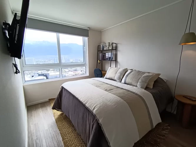 Dormitorio principal cama dos plazas venta Las flarida metro Mirador