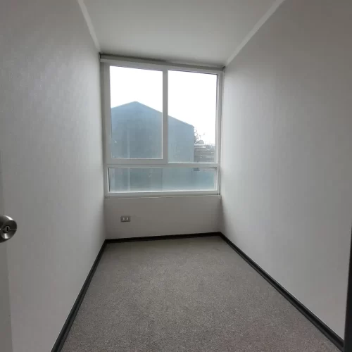 Segundo dormitorio cama de una plaza departamento entrega inmediata en La Cisterna venta con bono pie