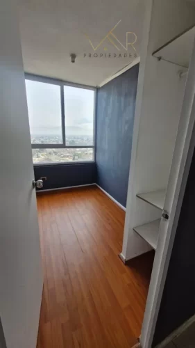 Tercer domitorio cama una plazas departamento venta con bono pie Quinta Normal