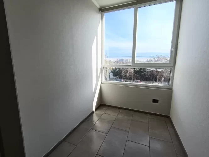 Segundo dormitorio departamento San Joaquín, entrega inmediata, venta con bono pie