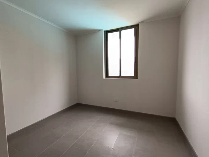 Segundo dormitorio vista ventanal departamento entrega inmediata venta con bono pie Macul