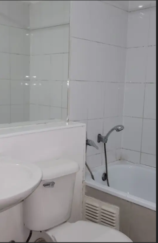 Baño departamento conexion lavadora San Miguel, entrega inmediata con bono pie.