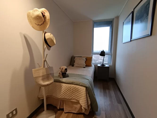 tercer departamento cama unaplaza departamento SAn Bernardo entrega inmediata y ayuda para el pie