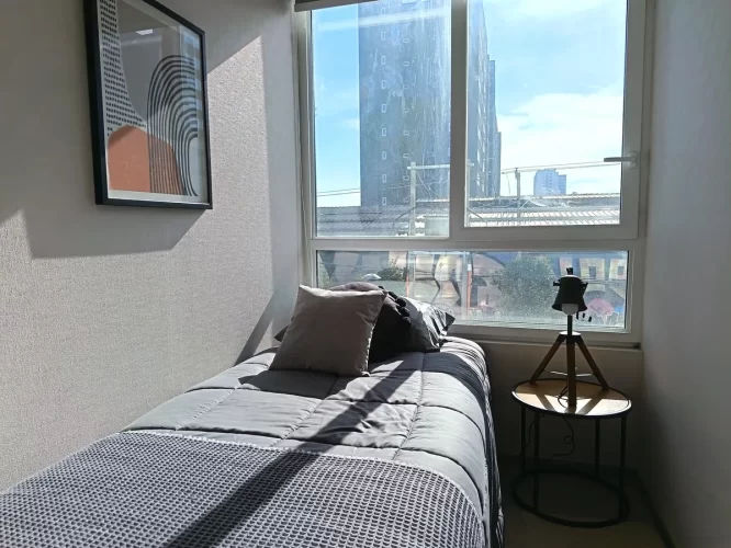 Tercer dormitorio: cama de una plaza Departamento entrega inmediata, bono pie
